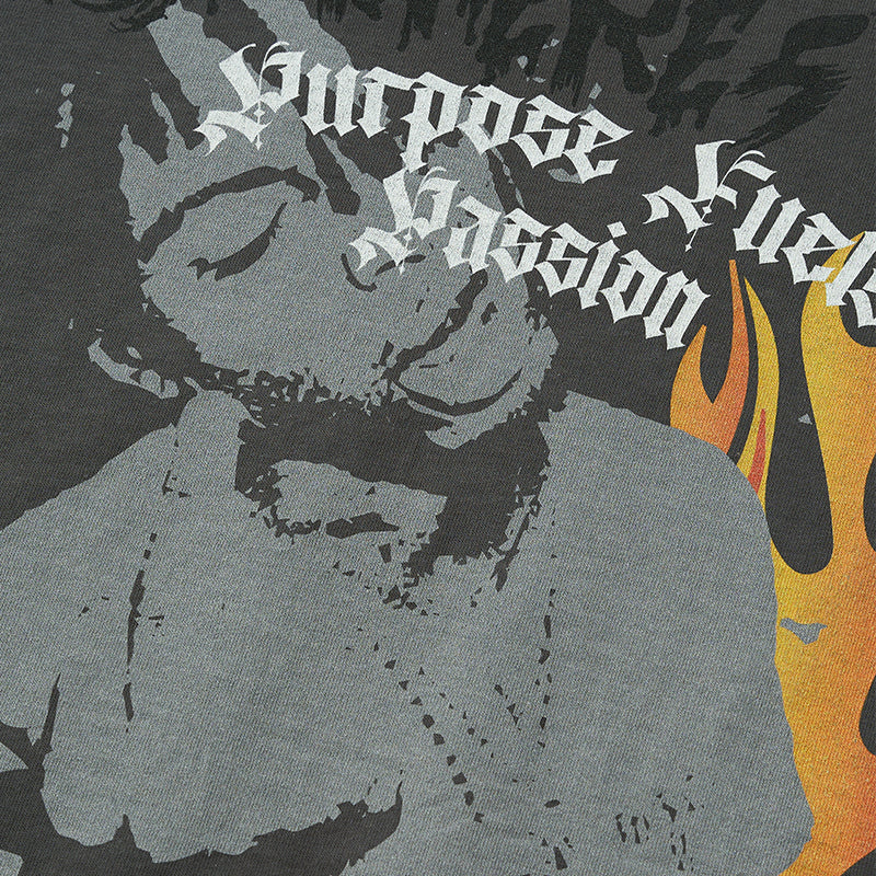 Double Layer Graphic Tees |  Streetwear